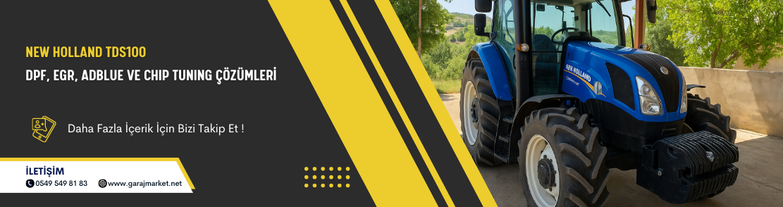 New Holland TDS 100 DPF EGR Adblue ve Chiptuning İşlemi